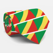 Republik Kongo Krawatte (Gerollt)