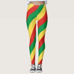 Republik Kongo - Legende der Farben für die Nation Leggings