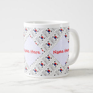 Republik Korea Angefertigte Fliesen-Personalisieru Jumbo-Tasse
