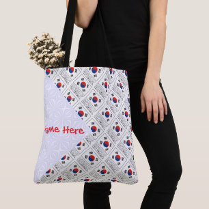 Republik Korea Flagge Personalisierte Kacheln Tasche