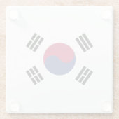 Republik Korea Glasuntersetzer (Rückseite)