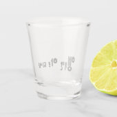 Republik Korea Hangul Schnapsglas (Rückseite)