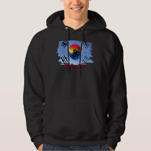 Republik Korea Südkorea Künstlerische Fl. Hoodie