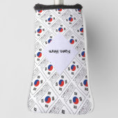 Republik Korea - Südkoreanische Flagge - geteert Golf Headcover (Rotieren 90)