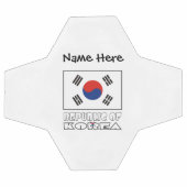 Republik Korea Südkoreanische Flagge Personalisier Fußball (Flach)