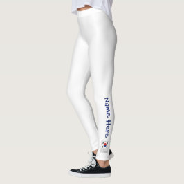 Republik Korea und die südkoreanische Flagge mit I Leggings