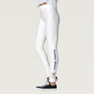 Republik Korea und die südkoreanische Flagge mit I Leggings