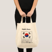 Republik Korea und Südkoreanisches Flaggenpersonal Tragetasche (Vorderseite (Produkt))