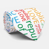 Republik Liebe Krawatte (Gerollt)