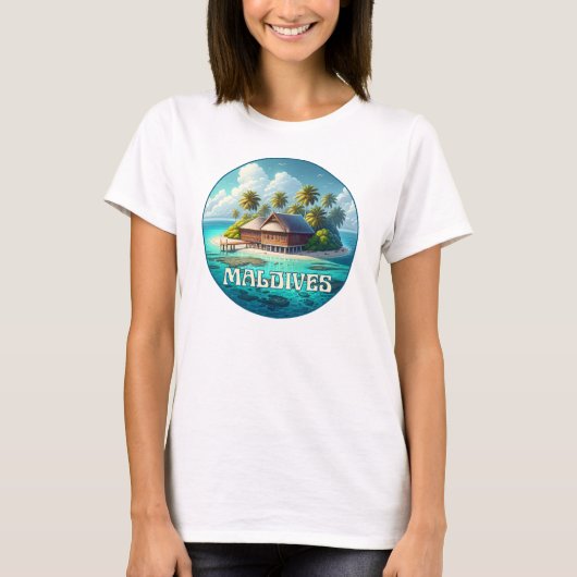 Republik Malediven T-Shirt (Vorderseite)