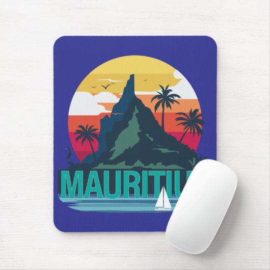 Republik Mauritius Mousepad (Mit Mouse)
