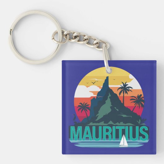 Republik Mauritius Schlüsselanhänger (Vorderseite)