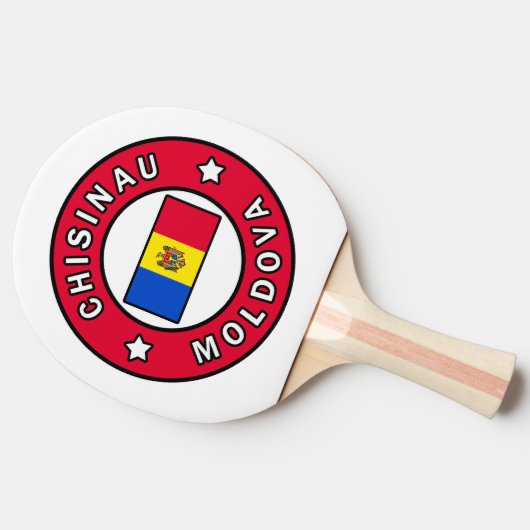 Republik Moldau Tischtennis Schläger (Seitenansicht)