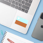 Republik Murrawarri Aufkleber (Laptop mit iPhone)