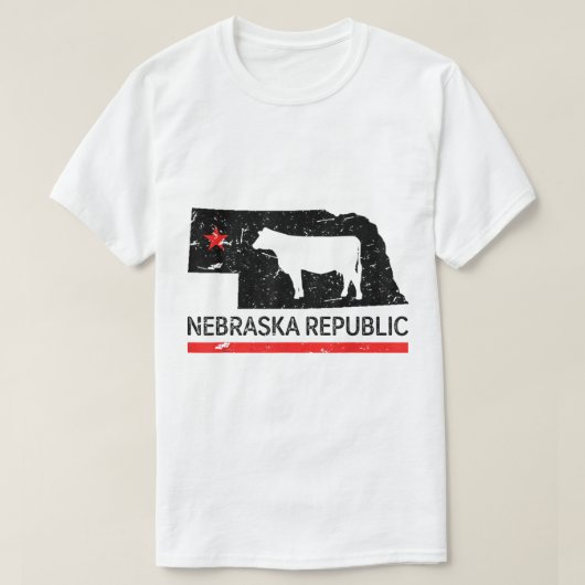 Republik Nebraska T-Shirt (Design vorne)