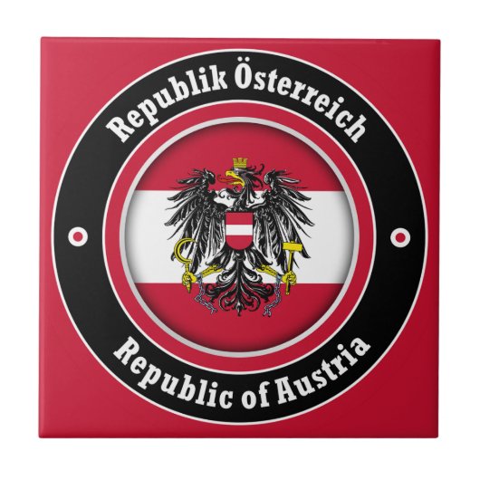 Republik Österreich Fliese (Vorderseite)