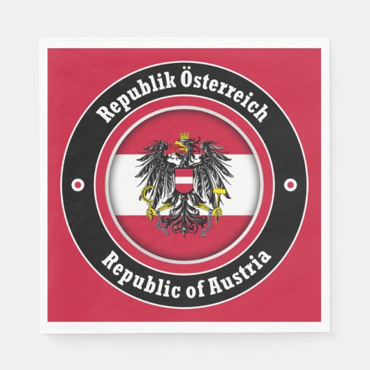 Republik Österreich Serviette (Vorderseite)