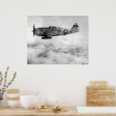 Republik P-47 Thunderbolzen Poster (Küche)