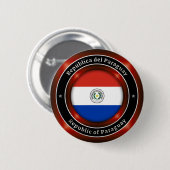 Republik Paraguay Button (Vorne & Hinten)