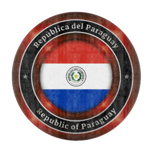 Republik Paraguay Schneidebrett