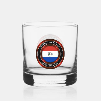 Republik Paraguay Whiskyglas