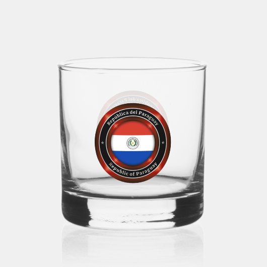 Republik Paraguay Whiskyglas (Vorderseite)