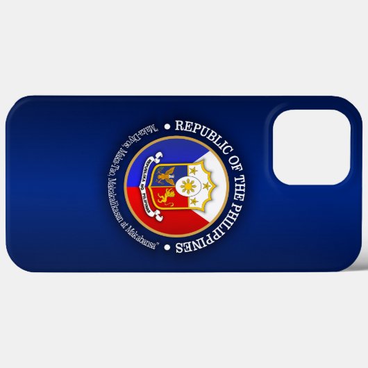 Republik Philippinen Case-Mate iPhone Hülle (Rückseite (Horizontal))