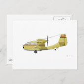 Republik RC-3 Seabee Postkarte (Vorne/Hinten)