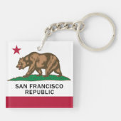 Republik San Francisco Schlüsselanhänger (Rückseite)