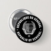 Republik Senegal Button (Vorne & Hinten)