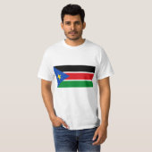 Republik Südsudan-Flagge auf T-Shirts und (Vorne ganz)
