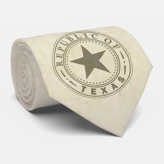Republik Texas alt schmutzig Krawatte (Gerollt)