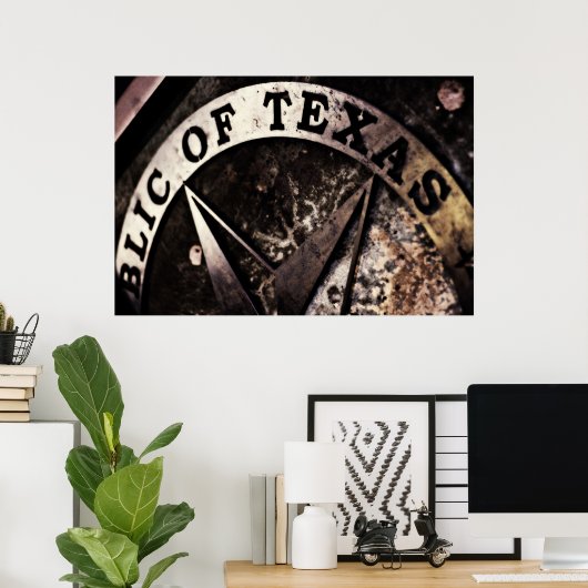 Republik Texas *Poster* Poster (Heimbüro)