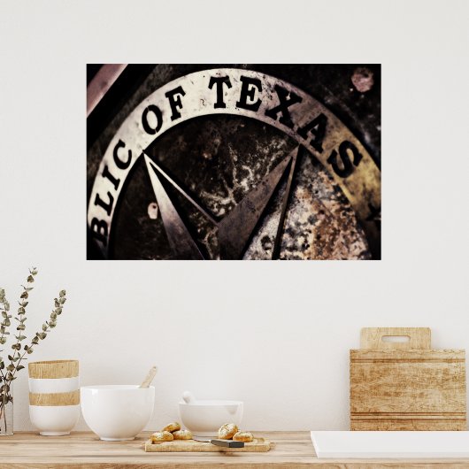 Republik Texas *Poster* Poster (Küche)