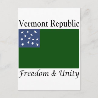 Republik Vermont Postkarte