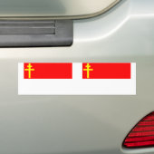 Republik von Elsass Flagge Lothringens, Frankreich Autoaufkleber (Auf Auto)