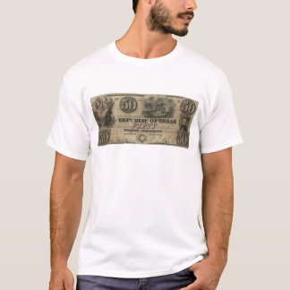 Republik von Texas $50 T-Shirt