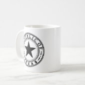 Republik von Texas Kaffeetasse (Vorderseite Links)