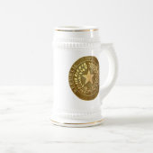Republik von Texas-Siegel Bierglas (VorderseiteRechts)