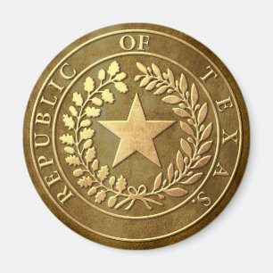 Republik von Texas-Siegel Magnet