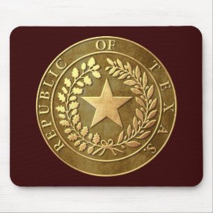 Republik von Texas-Siegel Mousepad