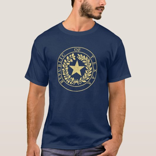 Republik von Texas-Siegel T-Shirt (Vorderseite)