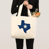 Republik von Texas-Tasche Jumbo Stoffbeutel (Vorderseite (Produkt))