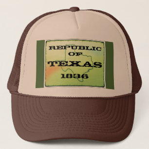 Republik von Texasfernlastfahrer-Hut 1836 Truckerkappe