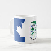 Republik von Western-Kanada-Tasse Kaffeetasse (Vorderseite Links)
