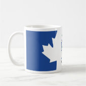 Republik von Western-Kanada-Tasse Kaffeetasse (Links)