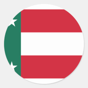 Republik Yucatan, Mexiko Runder Aufkleber