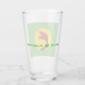 Republik Zaire - Demokratische Republik Kongo Glas (Rückseite)