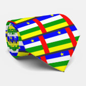 Republik- Zentralafrikaflagge Krawatte (Gerollt)