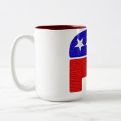 REPUBLIK ZWEIFARBIGE TASSE (Links)